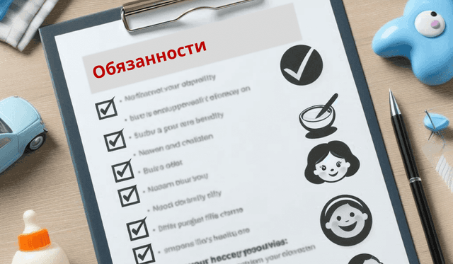 Основные обязанности няни: что входит в её работу?